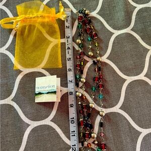 Trades of Hope Jeweled and Silver Beaded Necklace